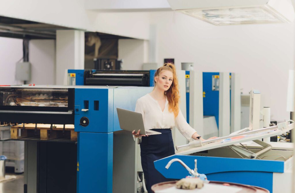 Düsseldorf Grafikdesignteam bei der Arbeit
