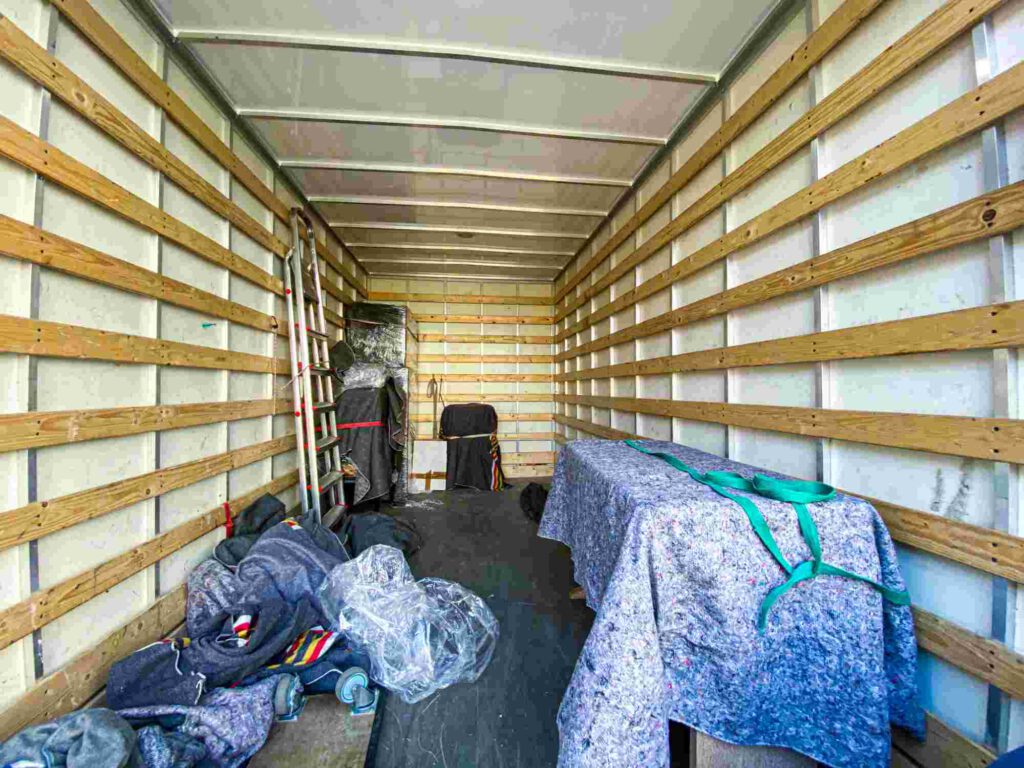 innenraum eines transporter