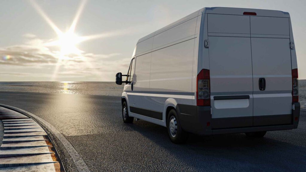 weißer Sprinter